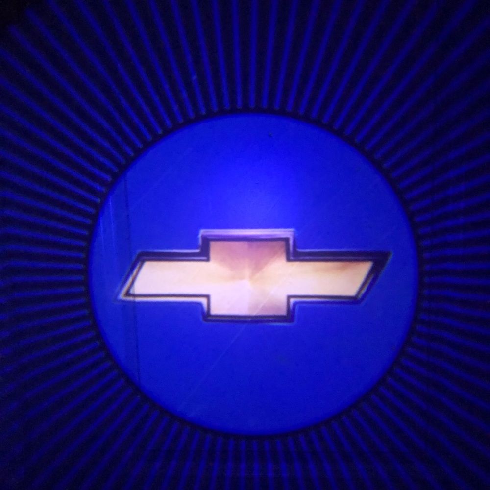 Chevy cars logo wireless door lights led shadow